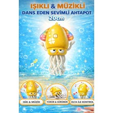 Ziventa Dansçı Kali Oyuncak Oıtalı Ahtapot Sesli Işıklı Müzikli Dans Eden Şarjlı Emeklemeye Yardımcı