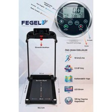 Fegel FG-380HT Katlanabilir Yürüyüş & Koşu Bandı | Evde Spor, Kalori Yakımı, Ekran, Sessiz Çalışma