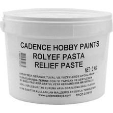 Cadence Beton Rölyef Pasta 3 kg Çok Amaçlı Tasarım Malzemesi ile Yüzeylere Uygulama
