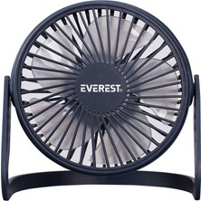 Everest EFN-505 Masaüstü Lacivert Usb Fan (145mmx141mmx105 mm)