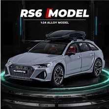 Scntoys Audi Rs6 Araba Station Wagon 1:24 Diecast Metal Model Araba Koleksiyon Araba Açılan Kapılar Pilsiz