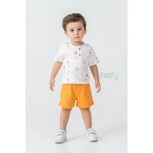 Hafy Baby Renkli Balon Desenli, Yazlık Erkek Çocuk, Bebek Şortlu Takım