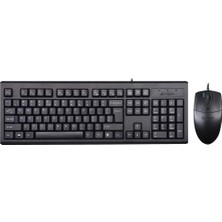 A4 Tech Km-72620D Siyah Q Tr Usb Fn Multimedya Kablolu Set