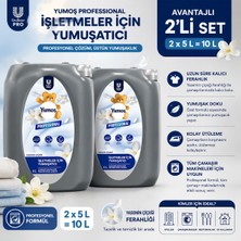 Yumoş Professional Yasemin Çiçeği Çamaşır Yumuşatıcı 5 L x 2 Adet (10 L) Ekonomik Aile Paketi