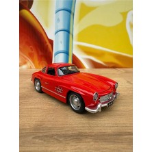 Scntoys Mercedes-Benz 300 Sl Kırmızı 1954 Model Klasik Araba Sesli Işıklı Mercedes Diecast Araba