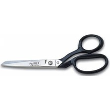 LTG Nova Rıza A4115-8 Tekstil / Yatık Regula Makası No: 8 Inç / 20,32 cm - Nikel Kaplama, Siyah Saplı