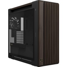Asus Proart PA602 Walnut Wood Tg E-Atx Kasa 420 mm Radyatör Desteği, 1 Adet 140MM ve 2 Adet 200MM Ile Gelen Kasa Fanı,siyah Proart Kasa