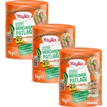 Yayla Ispanak ve Bezelyeli Mercimek Patlağı 96 g x3