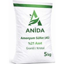 Amonyum Sülfat (As) %21 Azot 5kg. Granül / Kristal