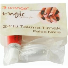 LTG Nova Şeffaf Renkli Kartela Takma Tırnak 24 Adet