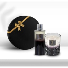 Delicate Black 300GR Mum & Delicate Black Kolonya 250ML Hediye Seti