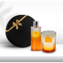 Delicate Amber 300GR Mum & Delicate Amber Kolonya 250ML Hediye Seti