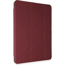 Sh Ticaret Newface Huawei Honor Pad 9 Kılıf Kalemlikli Mars Tablet Kılıfı - Mürdüm