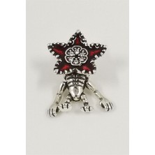 Fubena Stranger Things Demogorgon Gümüş Charm