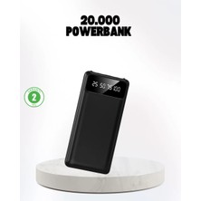 Sh Ticaret Çoklu Güvenlik Korumalı 20.000 Mah Powerbank Fener Özellikli