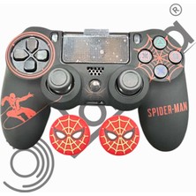 Doreka Ps4 Dualshock Spider-Man Koruyucu Silikon Kılıf ve Analog Korucusu