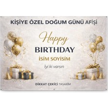 Kişiye Özel Doğum Günü Afişi – Isimli Banner Branda Baskı | Iç & Dış Mekan | Eseran Print
