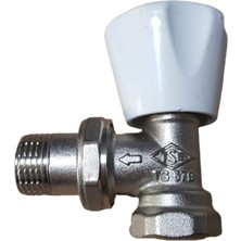 Kalde Ağır Tip Köşe Radyatör Vanası 1/2" Kolay Montaj Özelliği ile Dayanıklı Parça