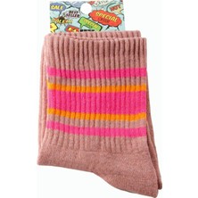 LTG Nova Çizgili Kolej Çorap 8*28