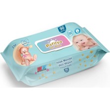 Pafilya Star Bebek Islak Havlu 90 lı  (Alcohol Free- Paraben Free) Premium Quality Wet Wipes