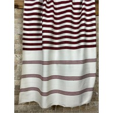 Bohemania El Dokuması Bambu Bordo Plaj Peştemali 90X190
