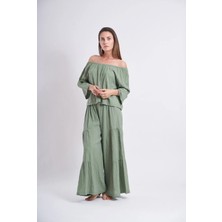 Bohemania Fırfırlı Pantolon
