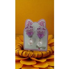 Famemus Accessory Sevimli Labubu Figür Içi Simli Sallantılı Boncuk Klipsli