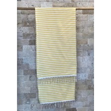 Bohemania Organik Pamuk Sarı 90X190 Peştemal ,plaj ,hamam