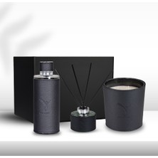 Deri Aly Siyah Mum 500GR & Kolonya 250ML & Diffuser Hediye Seti