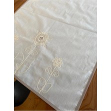 Bohemania Home’s Naturel Dantel Detaylı Runner
