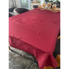Bohemania Jumbo Dertsiz Pano Bordo Masa Örtüsü Masaörtüsü Silinebilir Kir Leke Tutmaz Sıvı Geçirmez