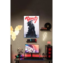 Guts – Berserk Kılıç Ustası Poster | Japonca Baskılı Hd Metal Poster Tablo