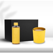 Deri Soul Sarı Mum 500GR & Deri Soul Sarı Kolonya 250ML Hediye Seti