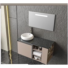 Çelebi ATİ100 cm Membran Kapak Banyo Dolabı