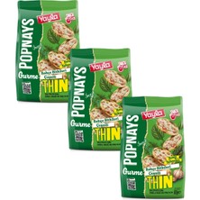 Yayla Popnays Gurme Bahçe Bitkileri Çeşnili Ispanak ve Pancarlı Ince Pirinç Patlağı 80 G X3