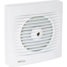 Aircol 150 Mp Mekanik Panjurlu Aspiratör Beyaz Renk 300 m3/saat Emiş ve 45 dB Ses Seviyesi