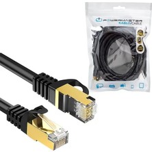 Powermaster PMCAT73 Cat7 3 Metre 10GBPS 600MHZ Lan Ethernet Kablosu - RJ45 26AWG Bakır