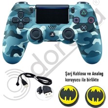 Doreka Ps4 Dualshock V2 Titreşimli Kol ve 2 Adet Analog Koruyucu