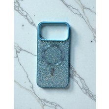 Mus10 IPHONE 17 Pro Max Cüzdanlı Magsafe Özellikli Parlak Taş Tasarımlı Kılıf