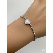 Famemus Accessory Opal Kalp Taşlı Zirkon Bileklik