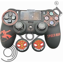 Doreka Ps4 Dualshock Spider-Man Koruyucu Silikon Kılıf ve Analog Korucusu