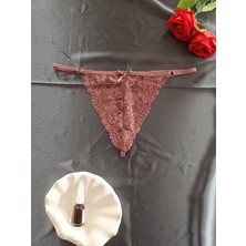 Zena Underwear Sandy Tanga Önü Dantel Detaylı Şık Kadın Iç Giyim Külot