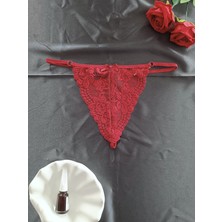 Zena Underwear Sandy Tanga Önü Dantel Detaylı Şık Kadın Iç Giyim Külot