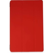 Sh Ticaret Newface Ipad Pro 13 (2024) Kılıf Tablet Smart Kılıf - Kırmızı
