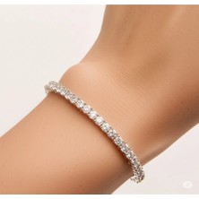 Famemus Accessory Parlak Su Yolu Zirkon Bileklik