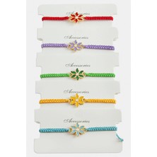 LTG Nova Papatya Makrome Örgülü Bileklik