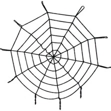 Nemere Halloween Cadılar Bayramı Örümcek Ağ Dekor Siyah