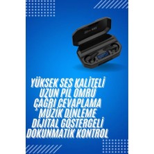 Sh Ticaret Rgb Işıklı Çift Mikrofonlu Siyah Profesyonel Oyuncu Kulaklığı Kablosuz Kulakiçi