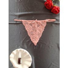 Zena Underwear Sandy Tanga Önü Dantel Detaylı Şık Kadın Iç Giyim Külot
