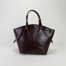 Madame Düğüm Detaylı| Dokulu | Deri Görünümlü | Kadın El ve Omuz Çantası